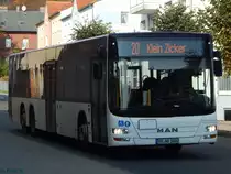 MAN Lion's City der VVR in Sasnitz am 24.10.2016