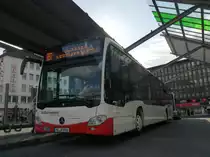 Ein Mercedes-Benz O 530 III (Citaro 2. Generation) von KVGerresheim am Mönchengladbacher Hauptbahnhof. | 2016