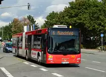 MVG MAN Lions City G Wagen 767 am 16.09.17 in Mainz Kastel (Wiesbaden)