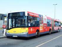 Solaris Urbino 18 der BVG in Berlin am 08.06.2016