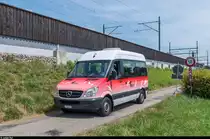BGU Sprinter 5 auf der Umleitungsroute der Linie 32 bei Selzach am 21. Juli 2017.