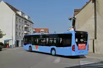 Merceds Citaro von Distribus, auf der Linie 1, fährt durch die Rue 1er Mars. Die Aufnahme stammt vom 25.09.2017.