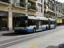 VMCV - VanHool Trolleybus Nr.11 unterwegs in Montreux am 25.09.2017