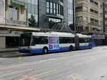 VMCV - VanHool Trolleybus Nr.16 unterwegs in Montreux am 25.09.2017