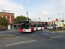 Verkehrsbetriebe Nagoldtal Mercedes Benz Citaro 1 Facelift G am 30.09.17 in Frankfurt am Main als SEV auf der Straßenbahnlinie 11 und 12