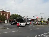 Verkehrsbetriebe Nagoldtal Mercedes Benz Citaro 2 G am 30.09.17 in Frankfurt am Main als SEV auf der Straßenbahnlinie 11 und 12