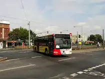 Verkehrsbetriebe Nagoldtal Mercedes Benz Citaro 1 Facelift G am 30.09.17 in Frankfurt am Main als SEV auf der Straßenbahnlinie 11 und 12
