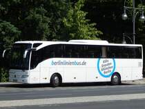 Mercedes Tourismo von BerlinLinienBus/BEX aus Deutschland in Berlin am 08.06.2016