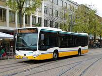 HEAG moiBus Mercedes Benz Citaro 2 Wagen 302 am 07.10.17 in Darmstadt Luisenplatz