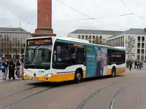 HEAG moiBus Mercedes Benz Citaro 2 Wagen 311 am 07.10.17 in Darmstadt Luisenplatz