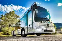 Ein Mercedes – Kutsenits Hydra der OGV, steht  6.10.2017 beim Lagerhaus in Greifenburg.