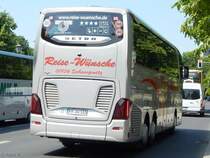 Setra 515 HDH von Reise-Wünsche aus Deutschland in Berlin am 08.06.2016