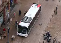29.8.17 Speyer, Mercedes Nahverkehrsbus aus der Vogelperspektive
