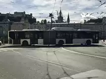 Citaro Facelift CNG Gelenkbus von Albus Salzburg am 11.10.17 in Salzburg.