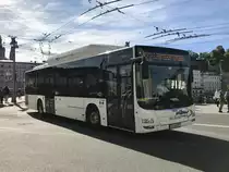 MAN Lions City von Albus Salzburg am 11.10.17 in der Stadt.