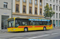 Mercedes Citaro 46, auf der Linie 37, wartet an der Endhaltestelle am Aeschenplatz. Die Aufnahme stammt vom 26.09.2017.