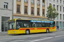 Mercedes Citaro 46, auf der Linie 37, wartet an der Endhaltestelle am Aeschenplatz. Die Aufnahme stammt vom 26.09.2017.