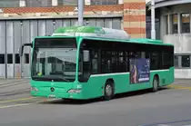 Mercedes Citaro 802, steht auf dem Hof des Depot Wiesenplatz. Die Aufnahme stammt vom 10.10.2017.