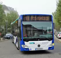 Stadtbus Bad Nauheim Mercedes Benz Citaro 2 am 15.10.17 am Bahnhof