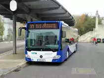 Stadtbus Bad Nauheim Mercedes Benz Citaro 2 am 15.10.17 am Bahnhof