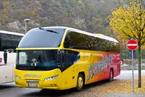 Neoplan Cityliner Unternehmen Schneider an der Schiffsanlegestelle in Passau 21.10.2017