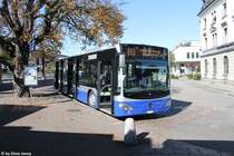 VZO Nr. 1 (Mercedes Citaro C2 O530) am 15.10.2017 beim Bhf. Wetzikon. Dieser Wagen gehört zu den neusten Fahrzeugen, die im Herbst 2017 die letzten unklimatisierten Citaro Standard-Busse ersetzten (Einige sind noch als eiserne Reserve vorhanden).