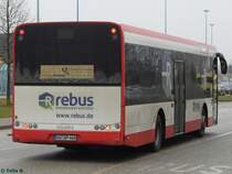 Solaris Urbino 12 von Regionalbus Rostock in Rostock am 25.11.2016