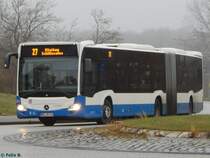 Mercedes Citaro III der Rostocker Straßenbahn AG in Rostock am 25.11.2016