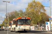 VGF Mercedes Benz O305 am 31.10.17 in Frankfurt am Main 