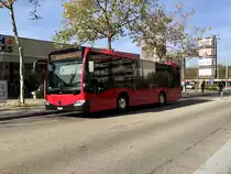 C2 K 433 von Bernmobil am 1.11.17 in der Riedbachstrasse.