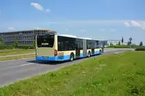 Am 04.06.2016 fährt LDS-VG 246 für die ILA 2016 Shuttle zwischen ILA-Parklatz und ILA-Gelände. Aufgenommen wurde ein Mercedes Benz Citaro G I Facelift.
