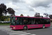Kroatien / Bus Zagreb / Autobus Zagreb: Setra S 315 NF vom Busunternehmen Samoborček, aufgenommen im Oktober 2017 an der Haltestelle  Črnomerec  im Stadtgebiet von Zagreb.