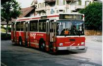 Aus dem Archiv: AAGK Koppigen Nr. 7/BE 394'386 Volvo/Lauber am 20. Juni 1999 Gr�nen-Sumiswald, Bahnhof
