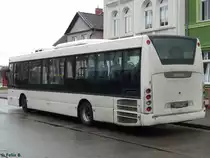 Scania OmniLink der PVM Waren in Neubrandenburg am 17.11.2016