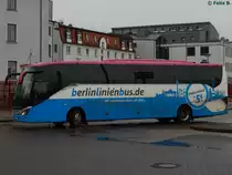 Setra 516 HD von BerlinLinienBus/URB in Neubrandenburg am 17.11.2016