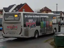 Iveco Crossway der MVVG in Neubrandenburg am 17.11.2016