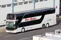 SETRA Reisebus der Firma Nies am Flughafen Düsseldorf 1.11.2017