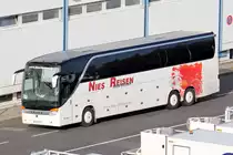 SETRA Reisebus der Firma Nies am Flughafen Düsseldorf 1.11.2017