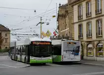 transN - Transports publics neuchâtelois
Fahrzeugtypen und Farbenvielfallt in Neuchâtel
verewigt am 10. November 2017.
Foto: Walter Ruetsch 