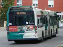 Volvo 7700 vom Verkehrsbetrieb Potsdam in Potsdam am 10.06.2016