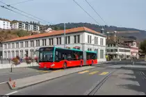 VB-TPB Citaro 166 am 28. Oktober 2017 bei der Haltestelle Taubenloch.