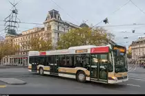 AZZK Citaro 66 am 8. November 2017 am Bellevue in Zürich.