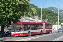 Obus Salzburg MAN / Gräf & Stift Wagen 233 am 26. Mai 2017 in der Griesgasse.