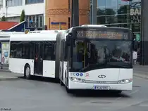 Solaris Urbino 18 der Beelitzer Verkehrs- und Servicegesellschaft mbH in Potsdam am 10.06.2016