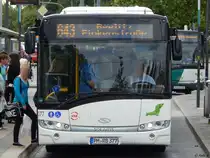 Solaris Urbino 18 der Beelitzer Verkehrs- und Servicegesellschaft mbH in Potsdam am 10.06.2016