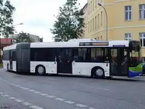Solaris Urbino 18 der Beelitzer Verkehrs- und Servicegesellschaft mbH in Potsdam am 10.06.2016