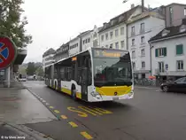 VBSH Nr. 19 (Mercedes Citaro C2 O530G) am 29.9.2017 beim Bhf. Schaffhausen