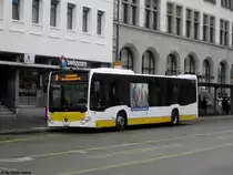 VBSH Nr. 21 (Mercedes Citaro C2 O530) am 29.9.2017 beim Bhf. Schaffhausen