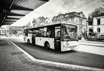 Ein IVECO Crossway von DB-Frankenbus fährt am 10.4.2017 in die Haltestelle Coburg Bahnhof/ZOB ein.
Unterwegs war der Bus auf der Kfl. 8319 als Kurs 037 (Coburg Hindenburgstr./Post - Creidlitz Bahnhof - Rossach Abzw Bahnhof - Lahm Gh. Schwarzer Adler).