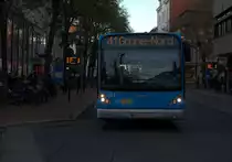 Linie 41 Richtung Grone Nord , Haltestelle Weender Str. West, Göttingen Innenstadt.
17.11.2017 16:51 Uhr. Typ Van Hool A Reihe 300 (?)